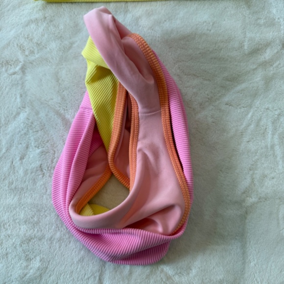 New! SET Beach Riot Eva Emmy Bikini Fruity Colorblock Bikini 31105 - Picture 9 of 12